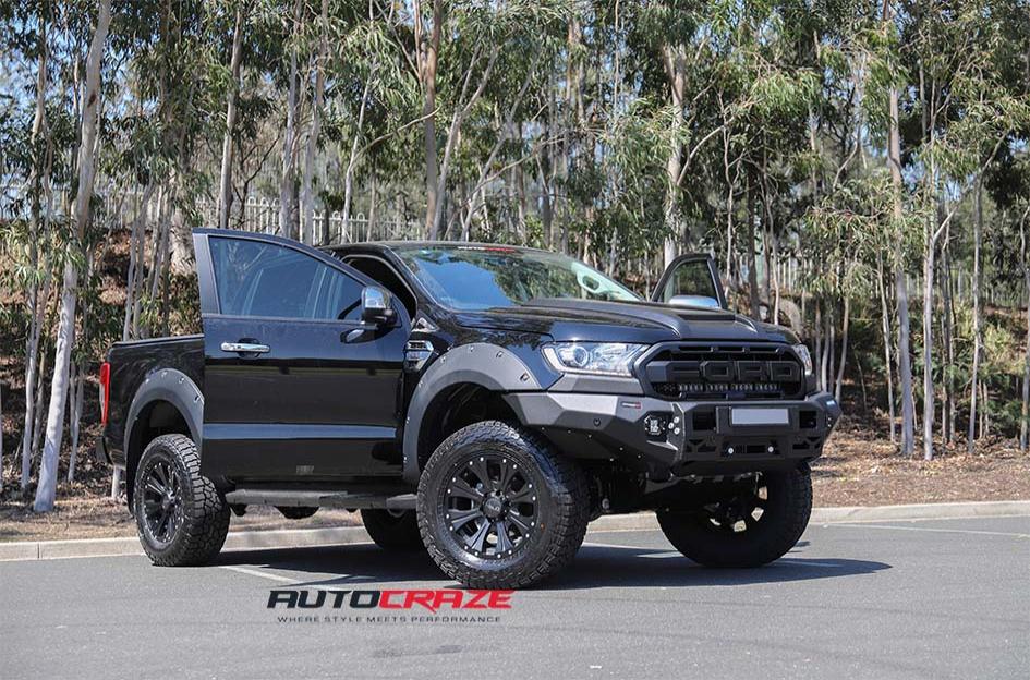 FORD RANGER HE901 SATIN BLACK DARK TINT